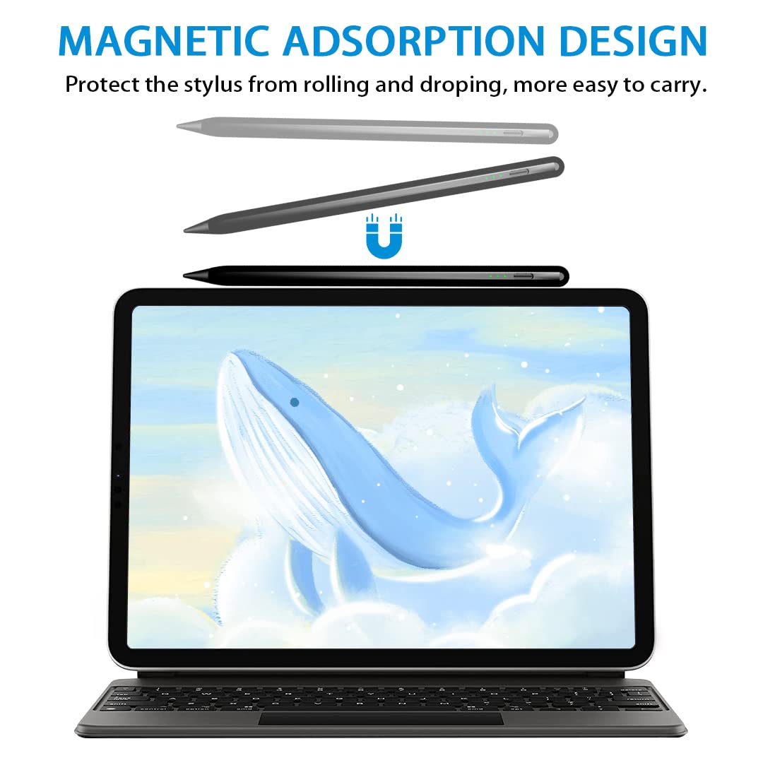 Stylus Pen for Apple iPad - iPad Pencil with Palm Rejection and Tilt Sensitive Compatible with 2018-2024 iPad 10th 9th 8th 7th 6th iPad Pro 11 12.9 - View 5 of 6