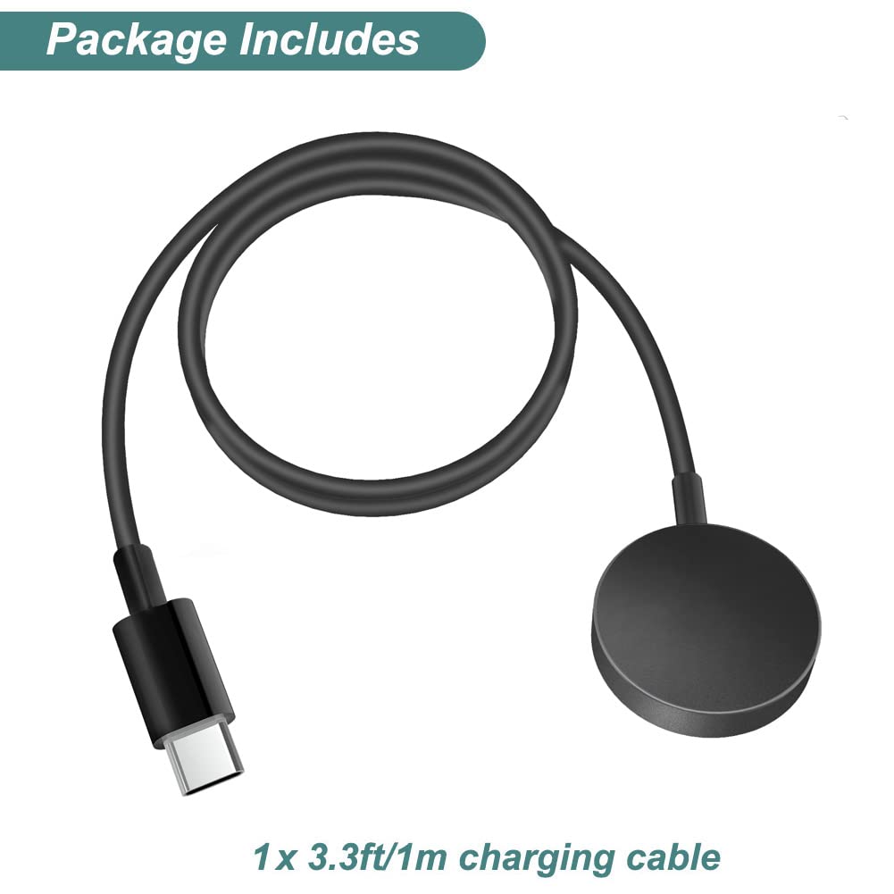 Charger for Samsung Watch - Galaxy Watch 7 Ultra 6 6 Classic 5 5 Pro 4 4 Classic 3 Active 2 Active Charging Cable with Alumium Case (USB-C) - View 7 of 7