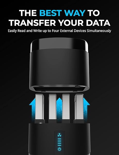 SABRENT SABRENT 4-Bay USB-C External SSD Docking Station (DS-4BNE) - Fast Data Transfer & Storage Solution - View 5 of 9