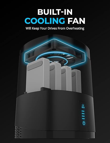 SABRENT SABRENT 4-Bay USB-C External SSD Docking Station (DS-4BNE) - Fast Data Transfer & Storage Solution - View 9 of 9