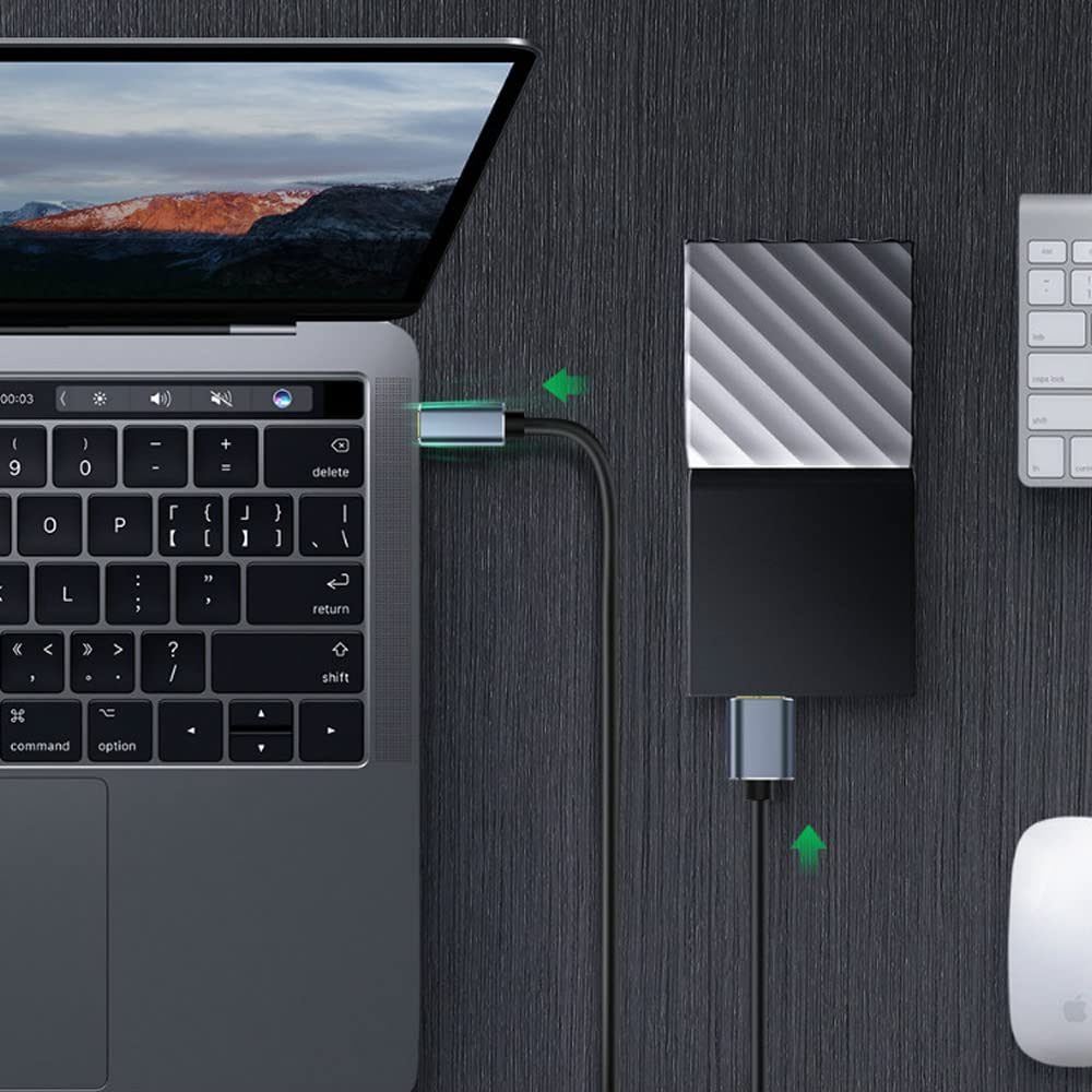 Tianle Tianle USB C Hard Drive Cable 0.5M 1.6ft 5Gbps Micro B to Type C for WD Seagate Toshiba M3 1TB Galaxy S5 Note 3 - View 6 of 9