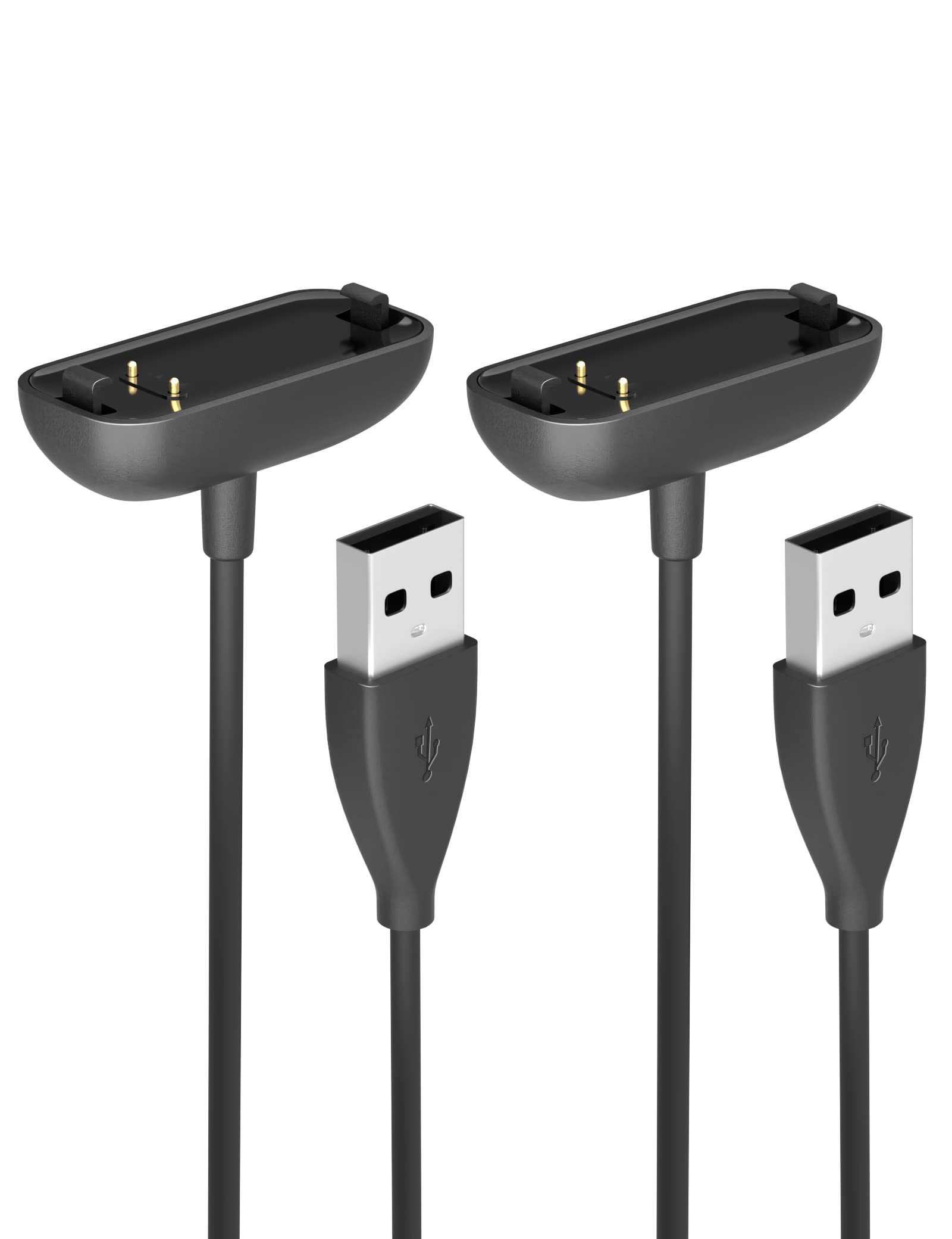 Sinoacc Charger for Fitbit Inspire 3 Health and Fitness Tracker 3.3Ft Fast Charging Replacement Fitbit Inspire 3 USB Charging Cable Dock - 2Pack