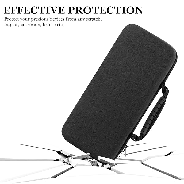 Linkidea Linkidea Hard Travel Case for 75% Keyboard Protective Storage Bag Compatible with EPOMAKER AULA F75 Keychron K2 - View 4 of 8