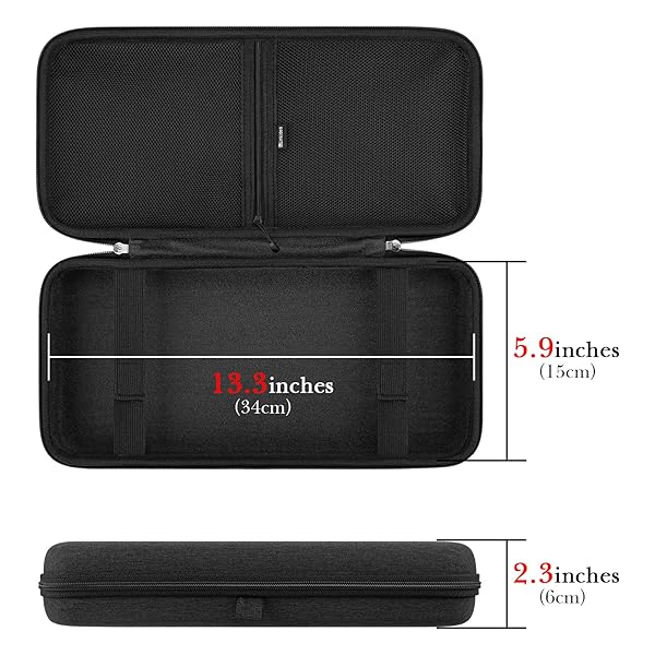 Linkidea Linkidea Hard Travel Case for 75% Keyboard Protective Storage Bag Compatible with EPOMAKER AULA F75 Keychron K2 - View 6 of 8