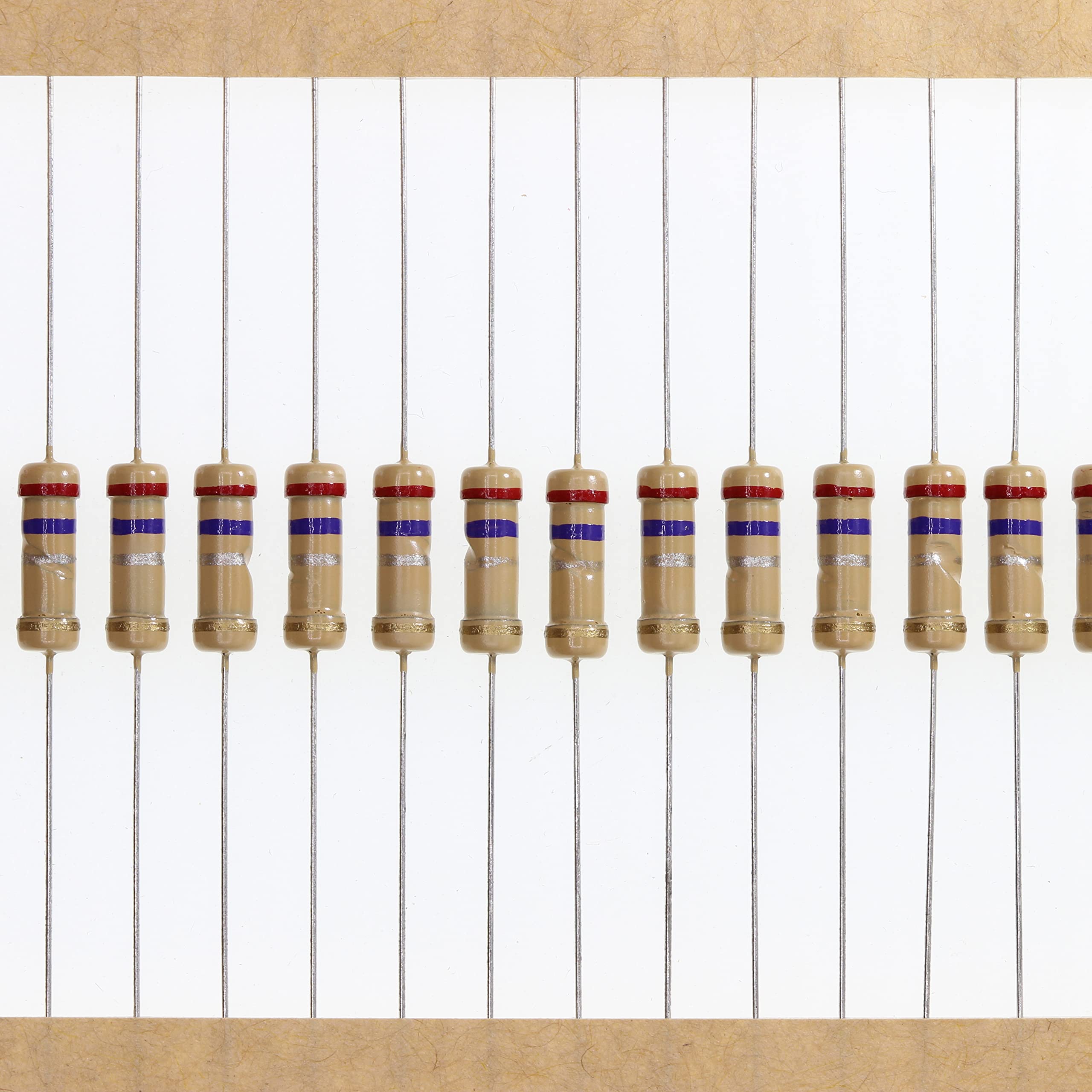 HUABAN 100 Pieces 1 Watts 1W 0R27 0.27 Ohm 5% Carbon Film Resistor