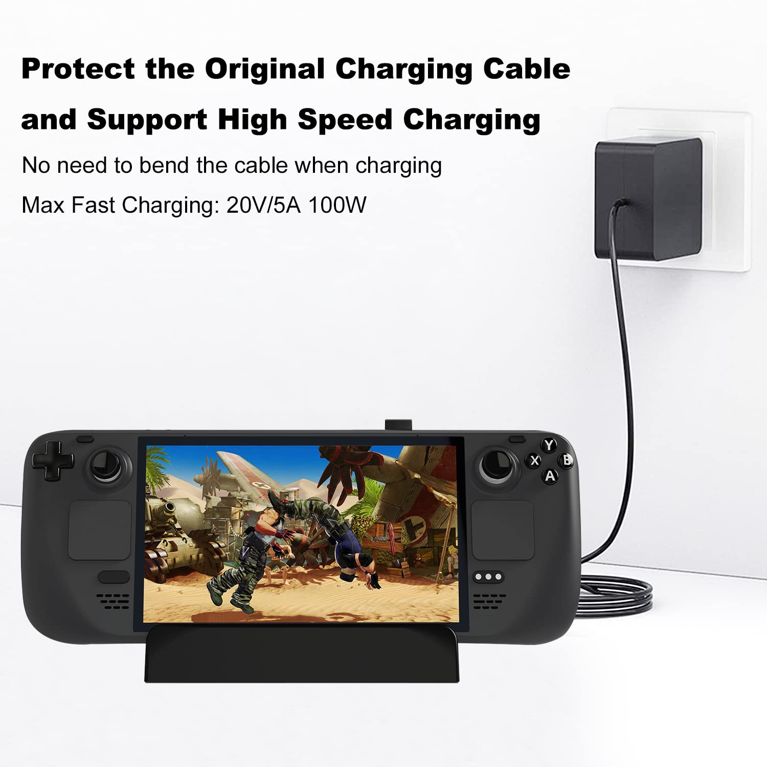 AreMe AreMe 180 Degree Angle USB C Adapter 2 Pack U Shape Male to Female 10Gbps PD 100W Compatible with Steam Deck Switch Laptop Tablet Phone - View 3 of 6