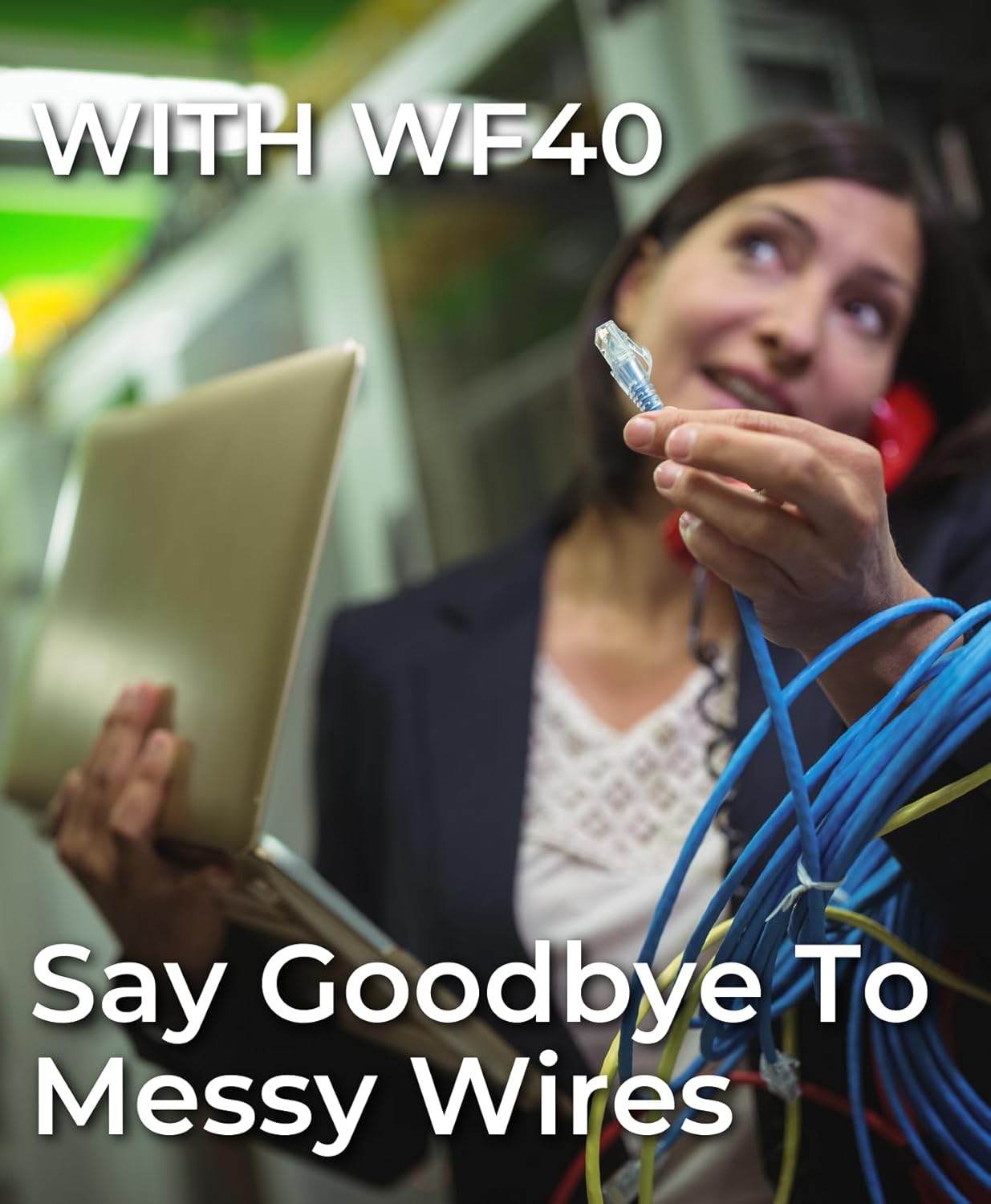 Global Teck Worldwide Yealink WiFi Adapter WF40 USB Dongle for IP Phones Compatible with T41S T42S T46S T48S T52S T54S T42U T43U T46U T48U T27G T29G T46G T48G Global Teck Cloth Pack of 10 - View 8 of 9