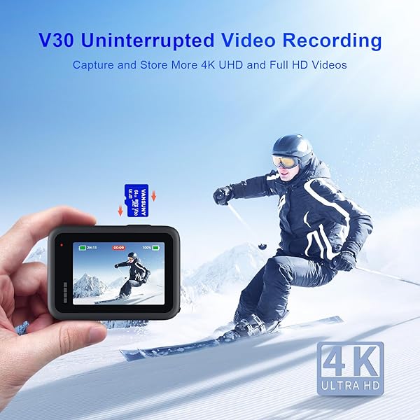 Vansuny Vansuny 64GB Micro SD Card 3 Pack with SD Adapter A1 V30 4K Video Recording for Phone Security Camera Dash Cam Action Camera - View 6 of 9