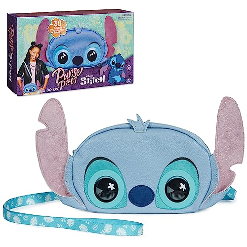 Purse Pets Disney Stitch Purse Pets: Official Interactive Plush Toy & Crossbody Bag for Kids - Perfect Gifts for Girls & Tweens!