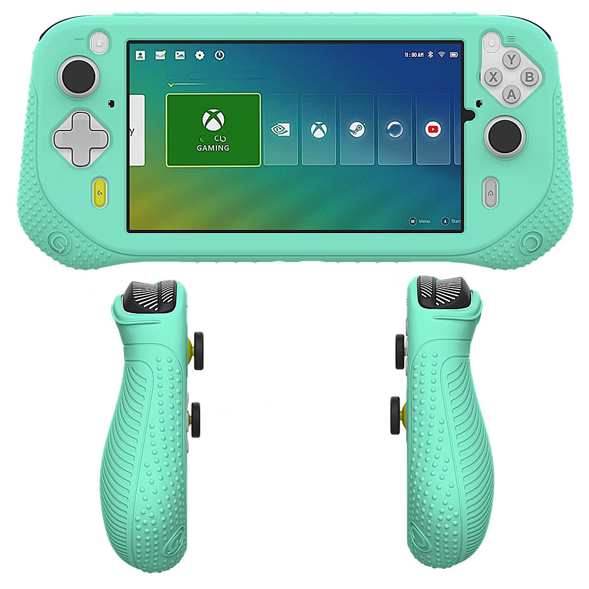 JCHPINE Silicone Cover Case for Logitech G Cloud Gaming Handheld Protective Skin Sleeve and Screen Film Protector Teal Accessories - View 2 of 7