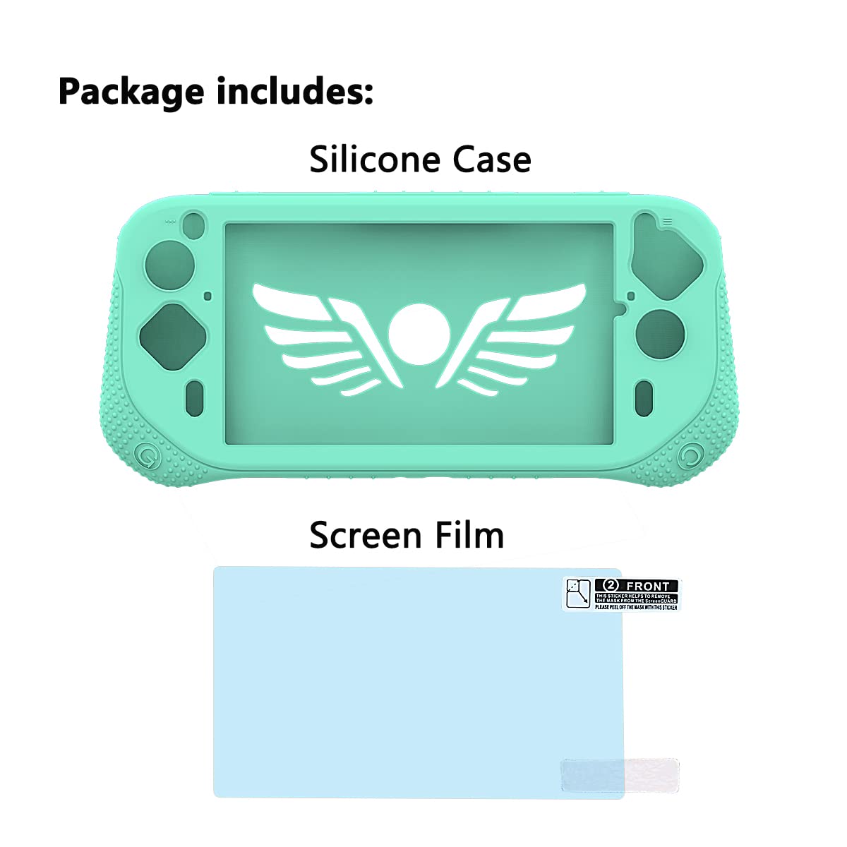 JCHPINE Silicone Cover Case for Logitech G Cloud Gaming Handheld Protective Skin Sleeve and Screen Film Protector Teal Accessories - View 3 of 7