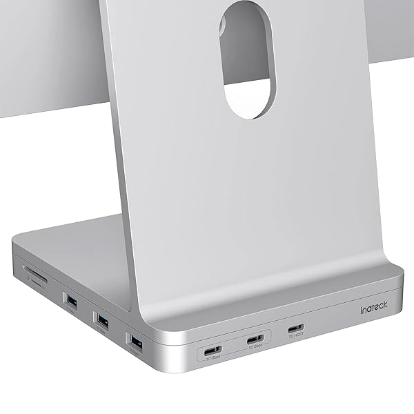 Inateck "Inateck iMac Docking Station: USB Hub for 24" iMac 2021/2023/2024 - Fast USB 3.2 Gen 2 Adapter for M1/M3/M4 (Silver)" - View 2 of 9