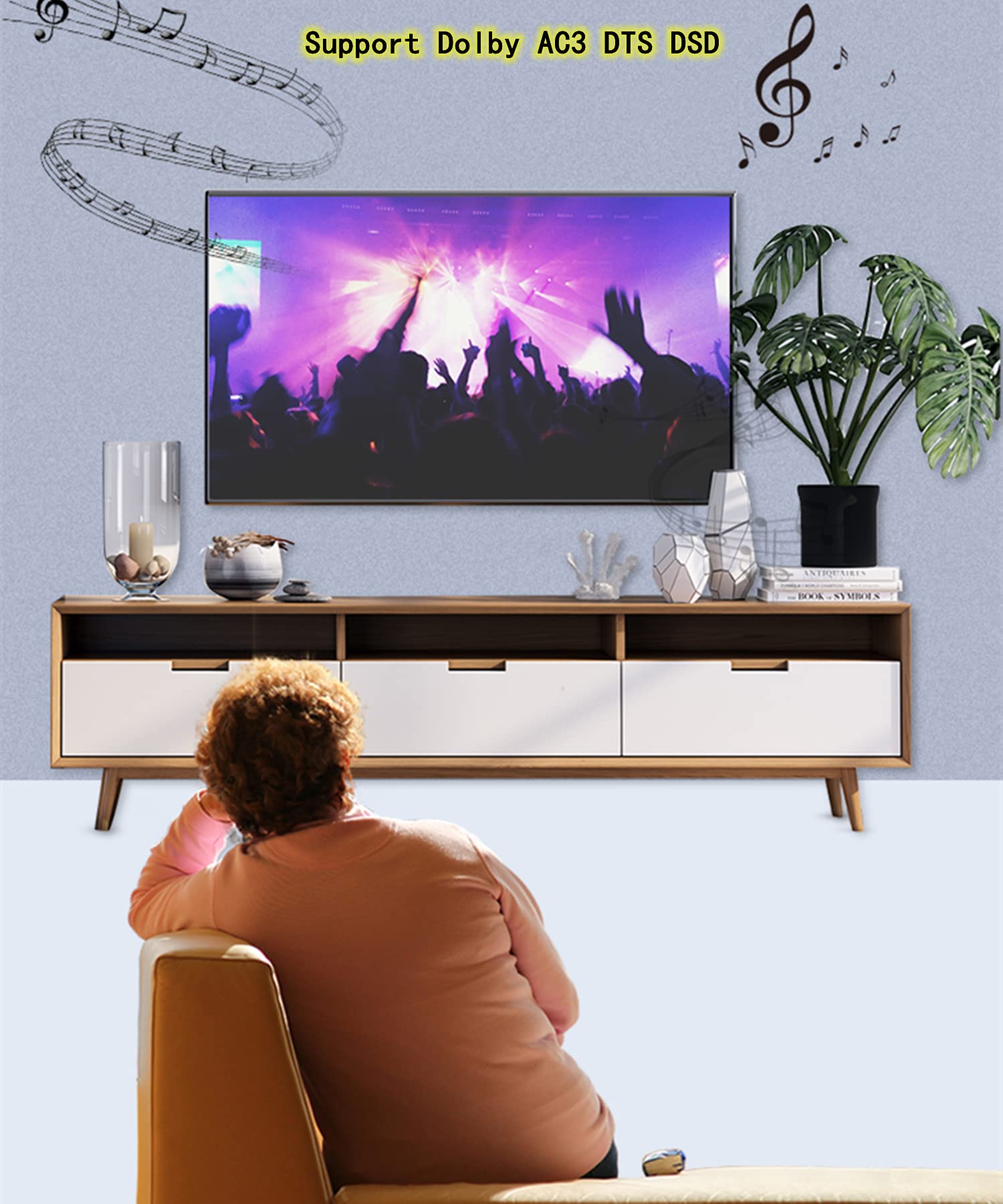 HDMI KVM Extender Over Cat5e/6 1080P 60Hz USB Extender Up to 50m 165ft Supports Keyboard and Mouse Control Remote Signals - View 5 of 7