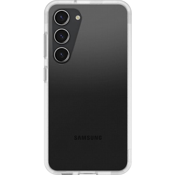 OtterBox Galaxy S23 Prefix Series Case Clear Ultra Thin Pocket Friendly with Raised Edges for Camera and Screen Protection