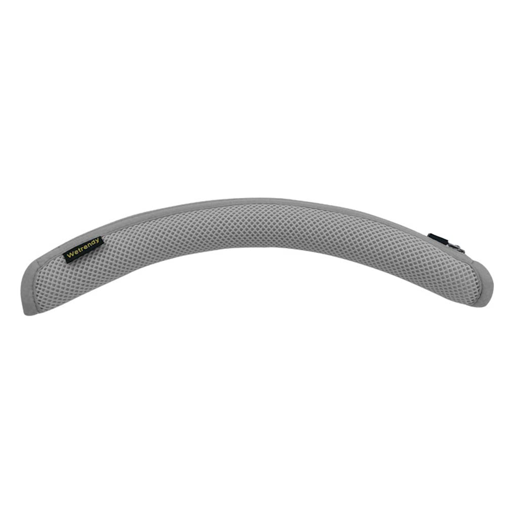 Headband Cover Pad for Sony WH-1000XM5 Headphone, Headset Headband Protector Cushion Replacement with Zipper (Grey)