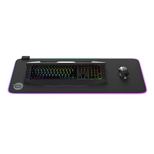 Atlantic Dardashti RGB Gaming Mouse Pad: 14 Lighting Modes, Anti-Slip, Large 31.5x12 Inch Desk Mat