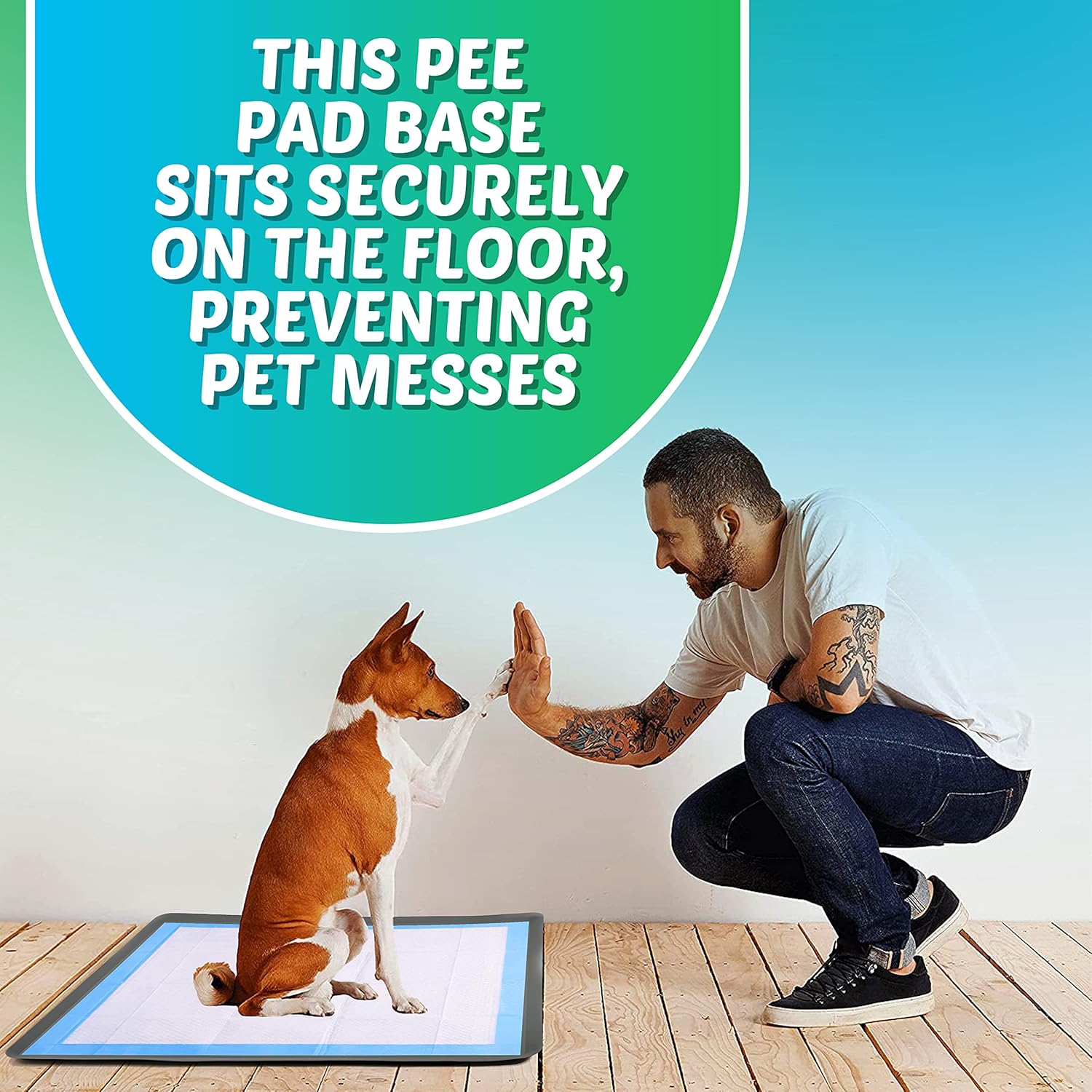 Skywin Skywin Dog Pad Holder Tray for 23 x 30 Inches Training Pads Easy to Clean No Spill Pee Pad Holder for Dogs Grey - View 7 of 7