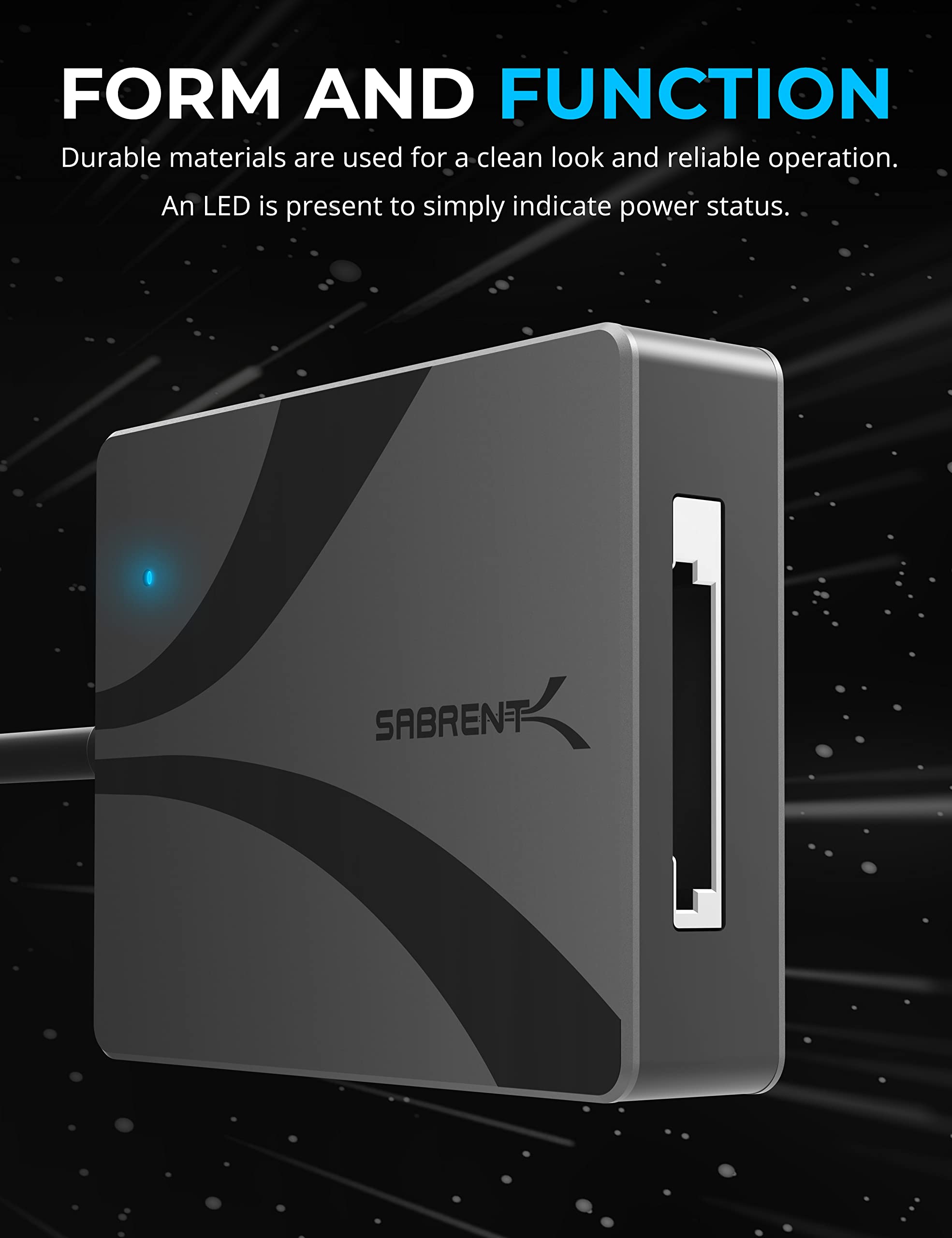 SABRENT SABRENT USB Type C CFexpress Type A Card Reader CR-CFXA Fast Data Transfer and High Performance - View 6 of 6
