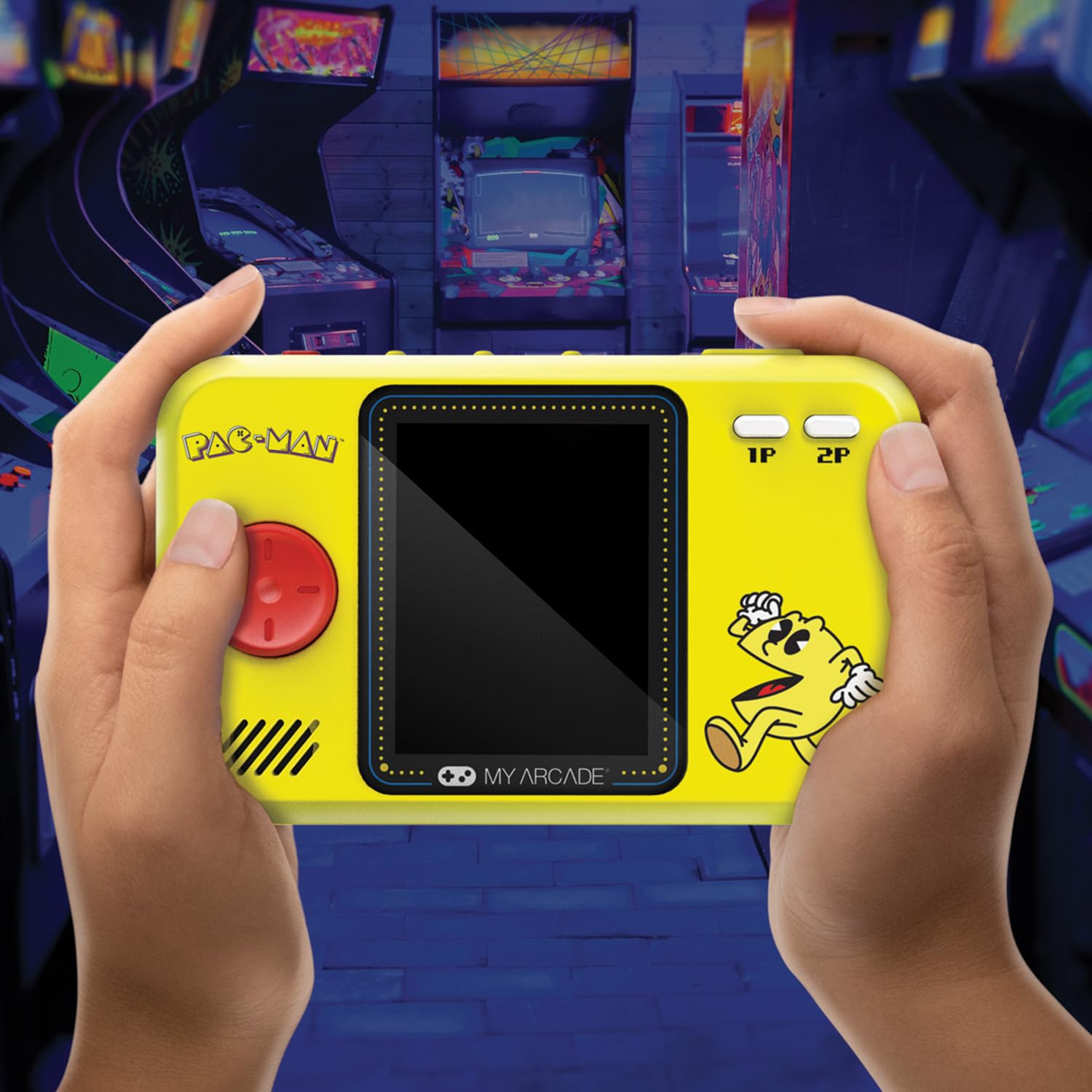 My Arcade My Arcade Pac-Man Pocket Player Pro Retro Gaming Console with 2.75 Inch Color Display for Family Game Night and Ergonomic Design - View 6 of 8