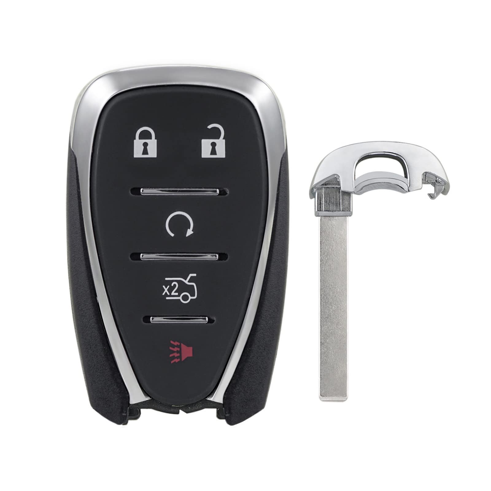 Car Key Fob Smart Keyless Entry Remote Control Compatible for Chevy Camaro Cruze Malibu 2016 2017 2018 2019 2020 2021 ?HYQ4EA 13529662? - View 4 of 6