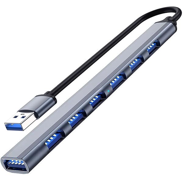 vienon VIENON 7-Port USB 3.0 Hub: Aluminium USB Splitter for Laptop, PC, MacBook & More