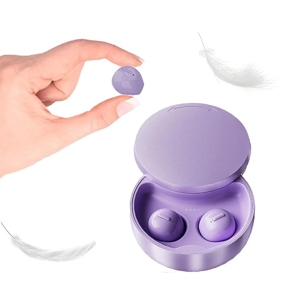 Loluka Loluka Small Invisible Earbuds Mini Wireless Bluetooth Earpiece Discreet Headphones for Work and Sports with Mic - View 3 of 9