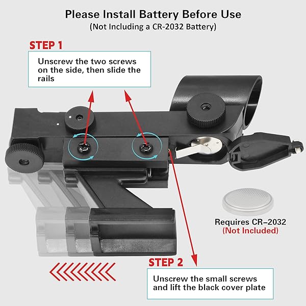 Tydeux Tydeux Red Dot Finderscope: Enhance Your Astronomy Experience with Star Pointer Viewfinder & Slide-in Bracket - View 4 of 10