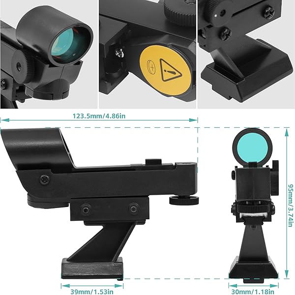 Tydeux Tydeux Red Dot Finderscope: Enhance Your Astronomy Experience with Star Pointer Viewfinder & Slide-in Bracket - View 10 of 10