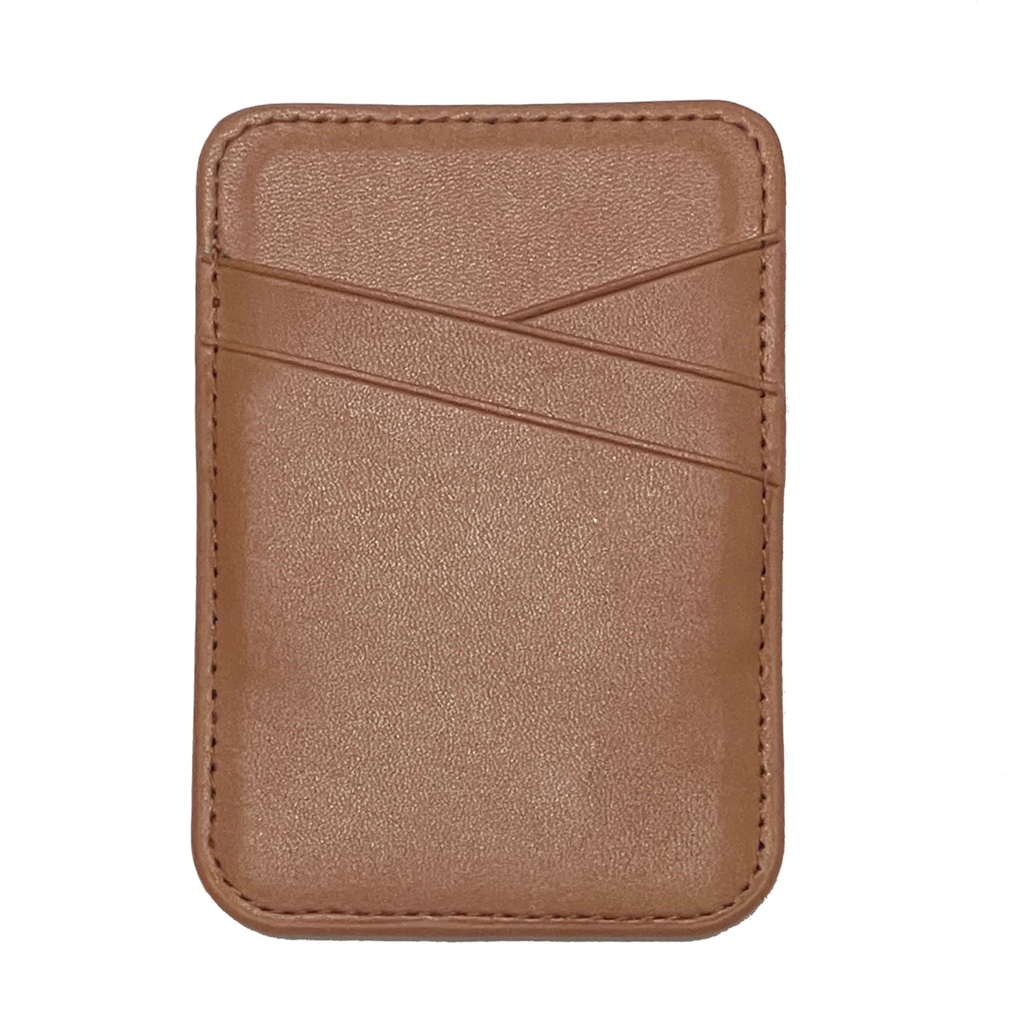 Tahamus Tahamus Magnetic Card Holder with MagSafe Wallet for iPhone 14 Pro Max 14 Plus 14 Pro 14 13 Pro Max 13 Pro 13 13 Mini 12 Max 12 12 Pro 12 Mini Brown