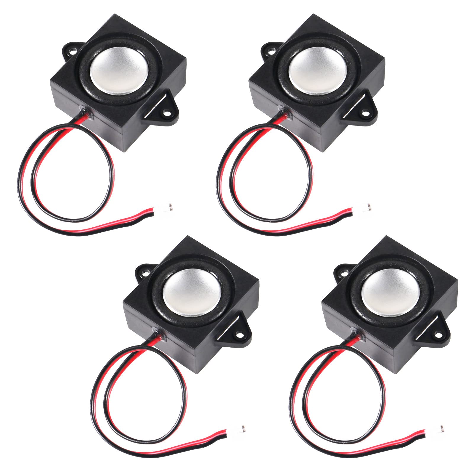 ACEIRMC 4pcs Mini Speaker 3W 8Ohm for Arduino with JST-PH2.0 Interface for Small Electronic Projects 3.3V 5V