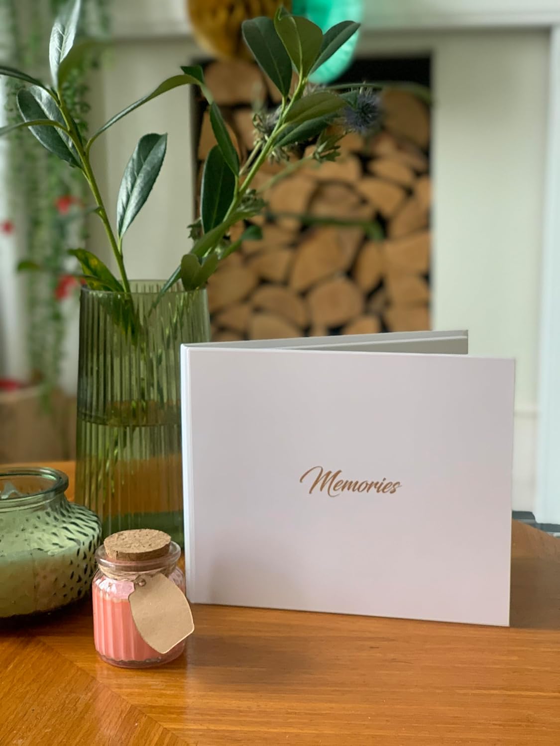 Talking Print Talking Print 7 Inch IPS HD Video Memory Book A5 Hard Back Digital Photo Frame Upload Your Video and Images 4GB Storage Silver Foil Cover - View 8 of 8