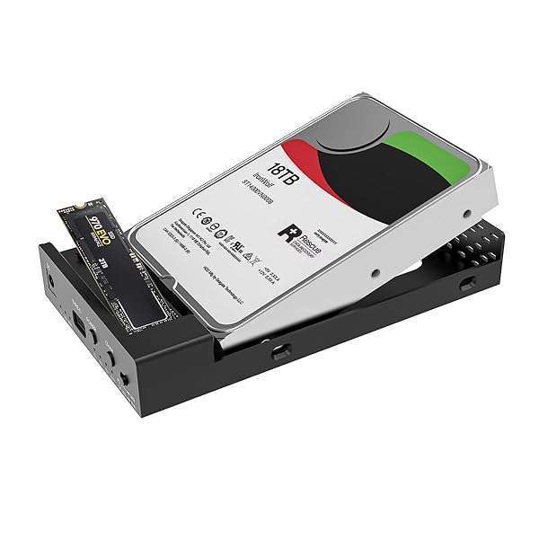 MAIWO MAIWO M.2 NVMe & SATA SSD/HDD Cloner Dock - 10Gbps, 22TB Capacity, UASP, Offline Clone & Auto Sleep - View 2 of 7