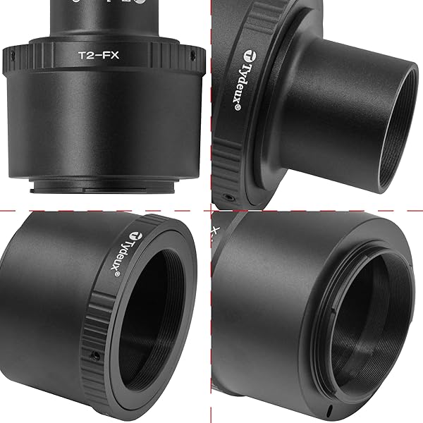 Tydeux "Tydeux T T2 Lens to Fuji FX Mount Adapter & M42 to 1.25" Telescope Adapter for X-T1, X-A1, X-E2, X-M1, X-E1, X-PRO1" - View 6 of 9