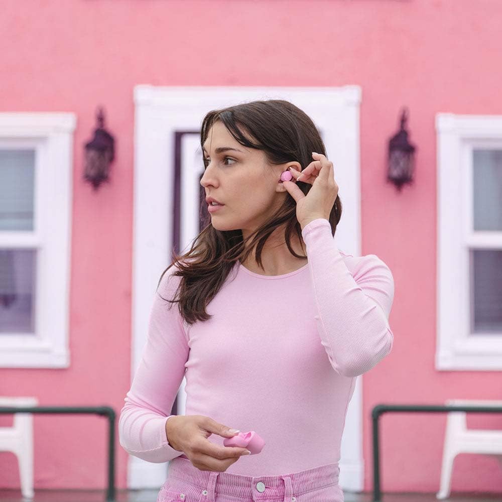 JLab JLab Go Air Pop Pink True Wireless Earbuds: IPX4, Dual Connect, Bluetooth 5, 3 EQ Settings - View 2 of 7
