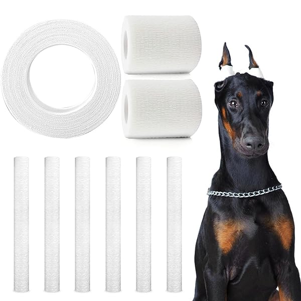 ziyue Ziyue Doberman Ear Posting Kit for Dog Ear Cropping and Care Tape for Doberman Pinscher Dogs