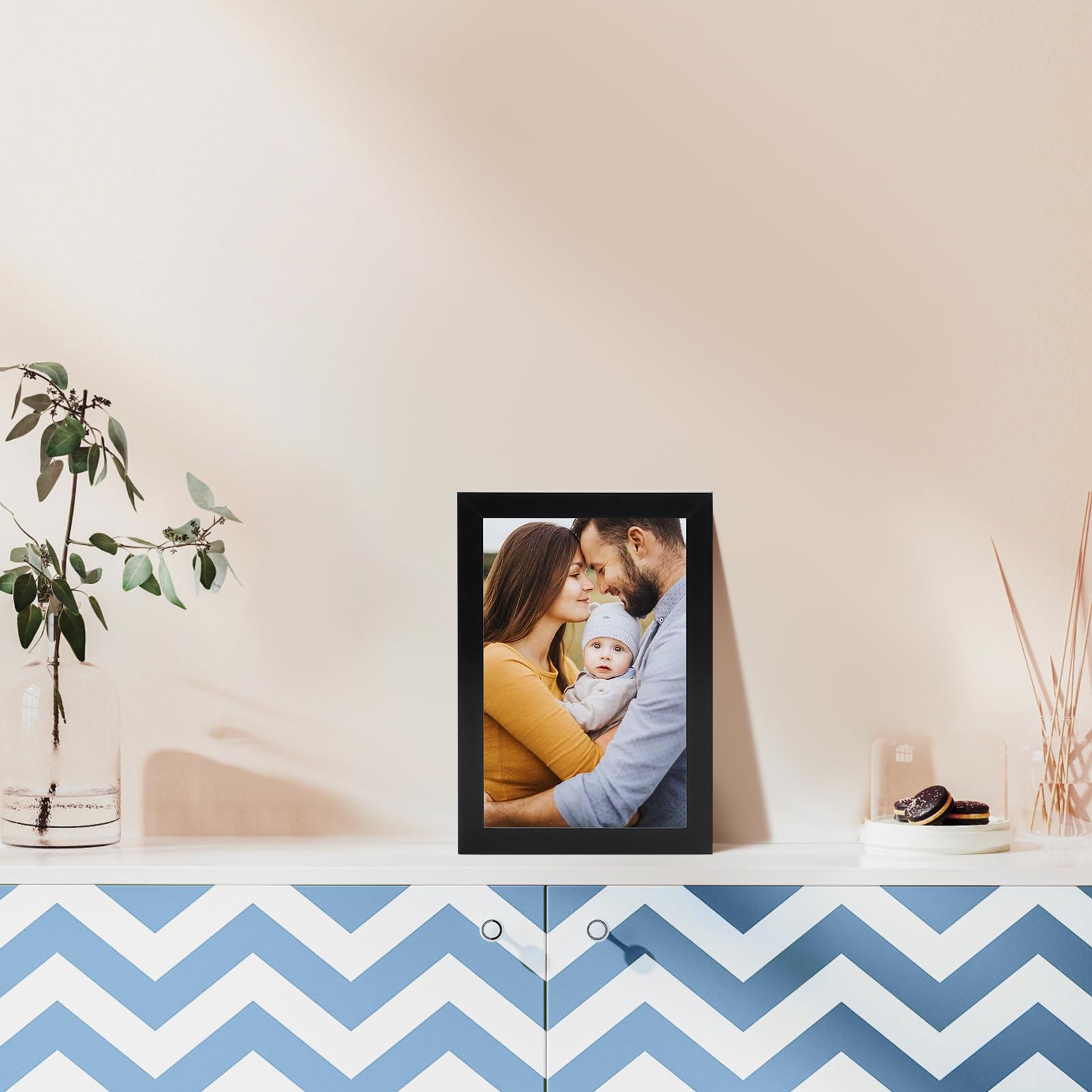 WIFTREY WIFTREY 18 Pack 4x6 Black Picture Frames for Wall Hanging and Tabletop Display - View 6 of 8