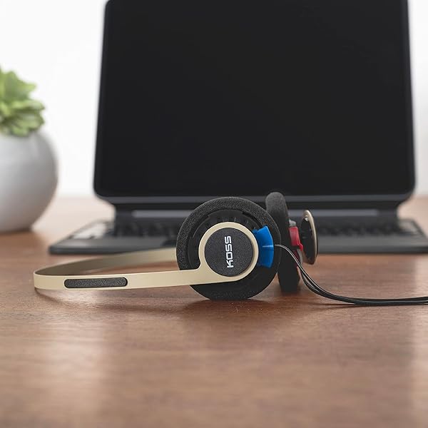 Koss Buy Koss KPH40 Utility On-Ear Headphones - Lightweight, Detachable Cord, Rhythm Beige - Perfect Sound Quality! - View 6 of 7