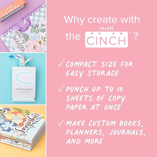 We R Memory Keepers Multi Cinch Kit: 2-in-1 Circle & Disc Book Binding for Scrapbooking, Journaling & DIY Crafts - View 11 of 11