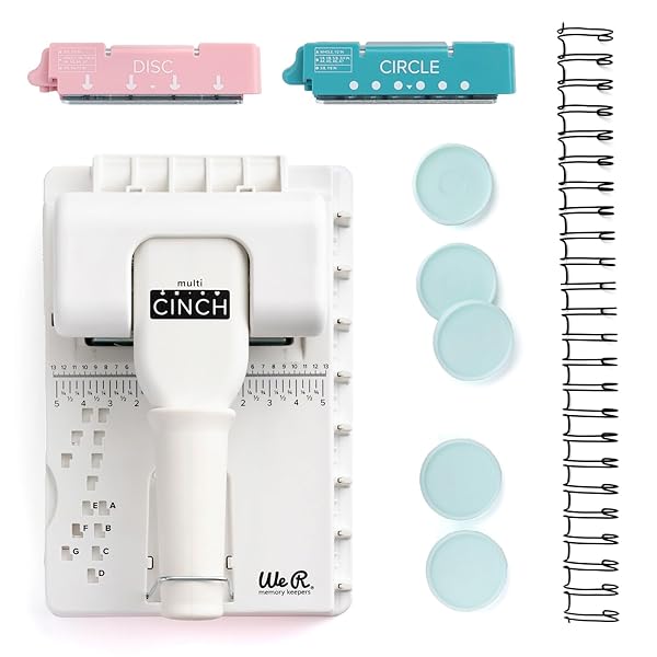 We R Memory Keepers Multi Cinch Kit: 2-in-1 Circle & Disc Book Binding for Scrapbooking, Journaling & DIY Crafts - View 2 of 11