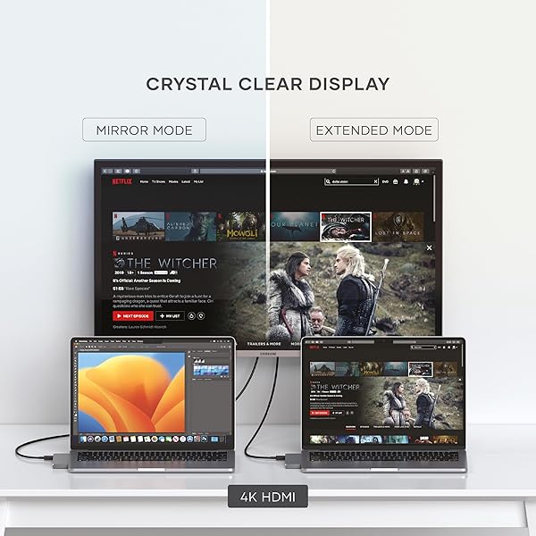 Satechi Satechi USB C Hub Pro 7-in-1 Adapter: 100W PD, 4K HDMI, USB4, for MacBook M1 M2 M3 - Space Gray - View 7 of 9