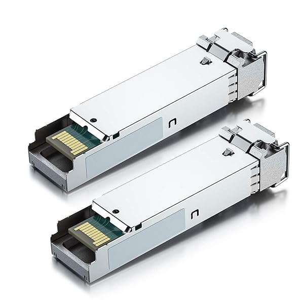 ipolex iPolex 1000Base BIDI SFP Module Pair 1.25G Gigabit SingleMode Transceiver 1550nm 1310nm up to 20 km Compatible with Cisco Ubiquiti Mikrotik D-Link Netgear TP-Link - View 6 of 7