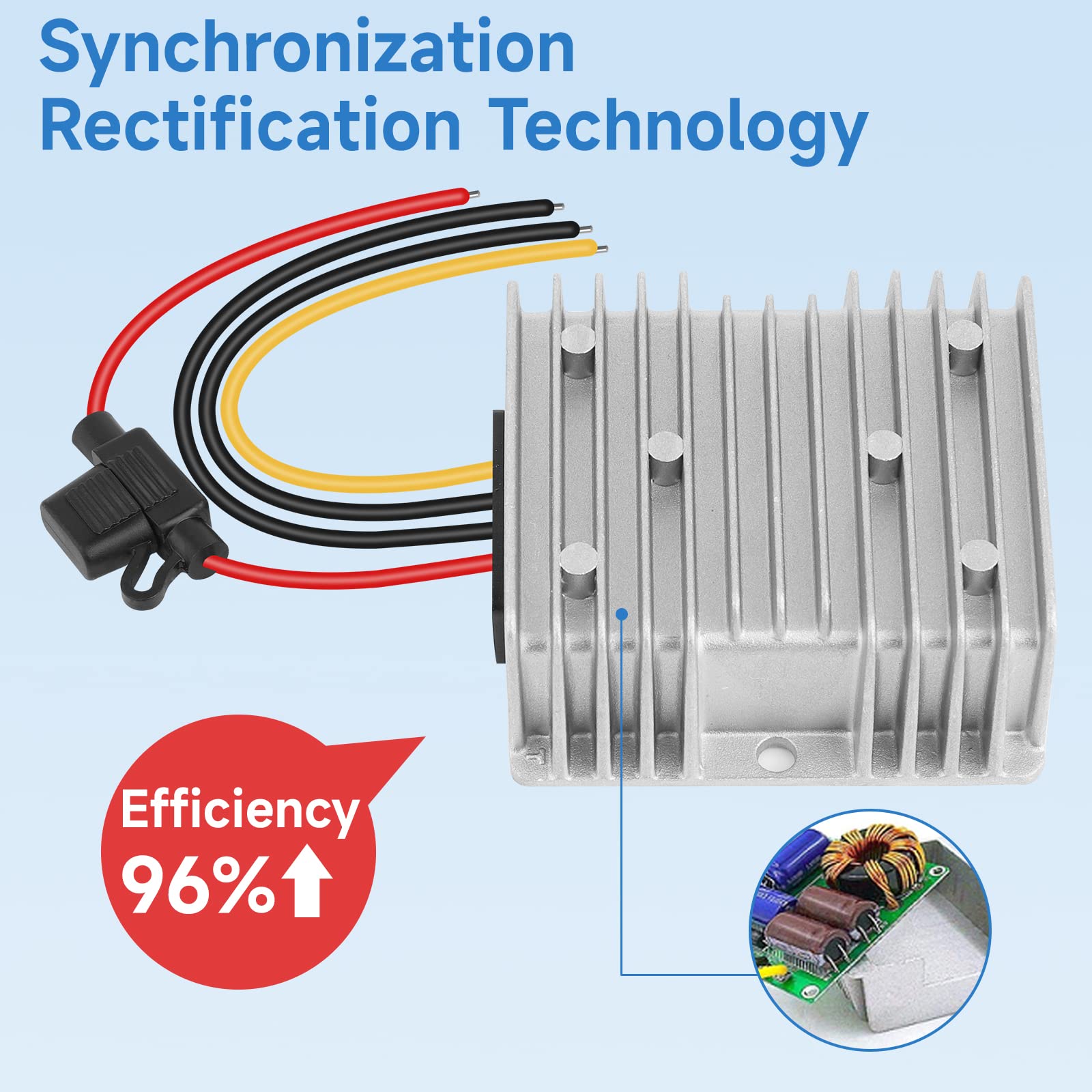 DC 24V Step Down to 12V 30A 360W Converter Voltage Regulator Reducer Buck Transforme - View 5 of 6