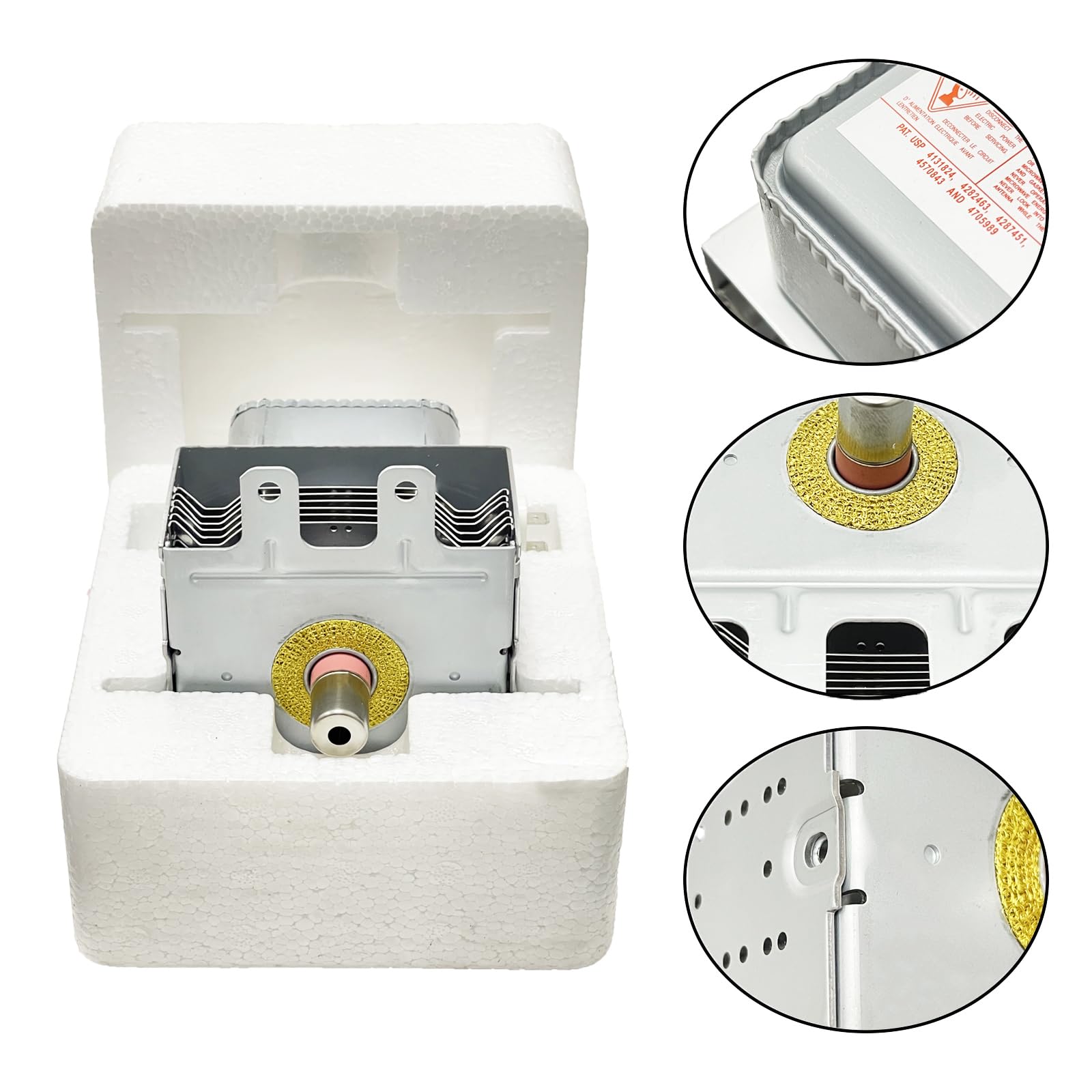 Jmoermif W10693025 Magnetron 2M253J Compatible Replacement for 2M240J 2M303J OM75P 2M248J Microwave Parts WPW10693025 QP5283206PAZ120 - View 5 of 5