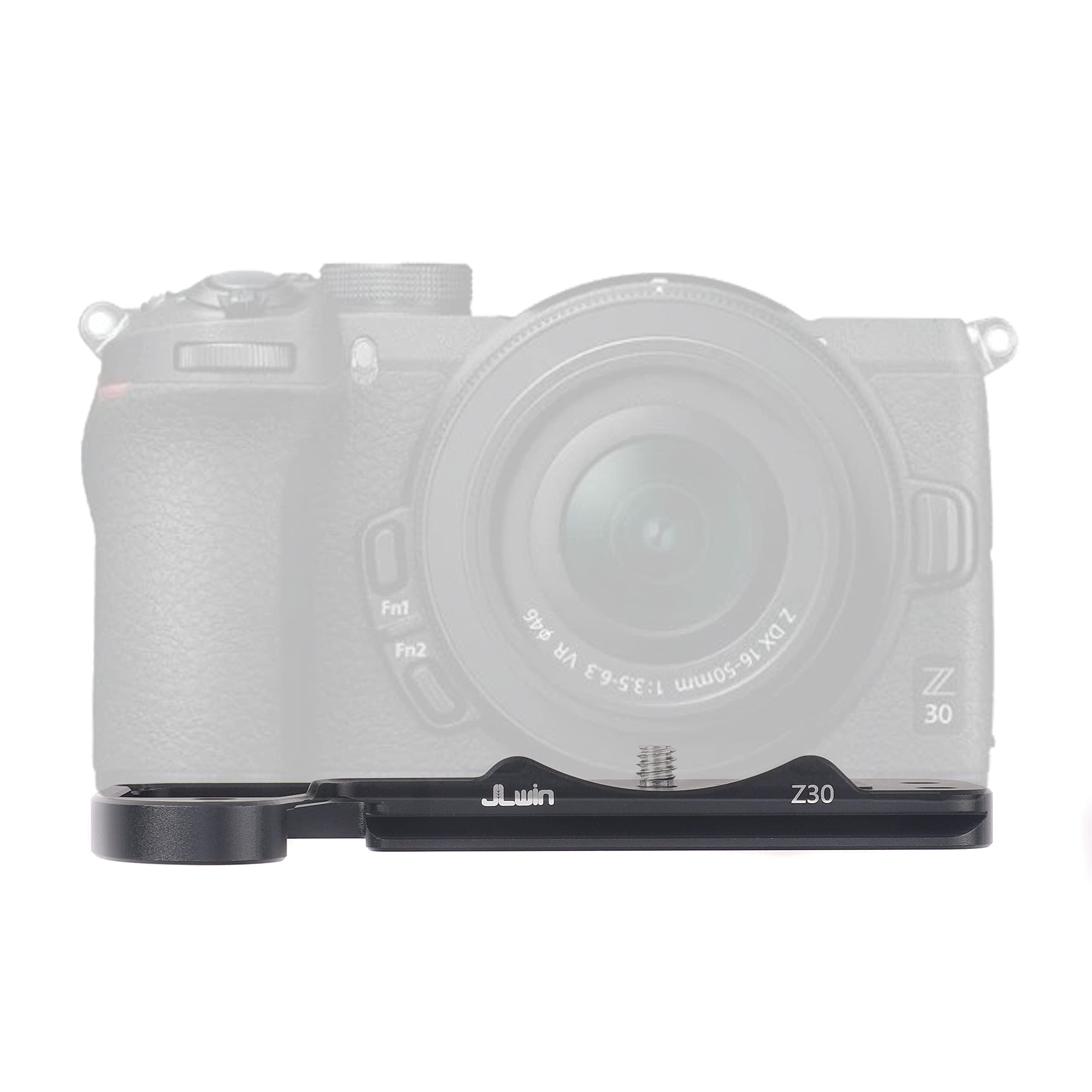 Hersmay Hersmay Z 30 Quick Release Plate for Nikon Z 30 Z 50 Mirrorless Camera with Cold Shoe Mount Arca-Swiss Compatible