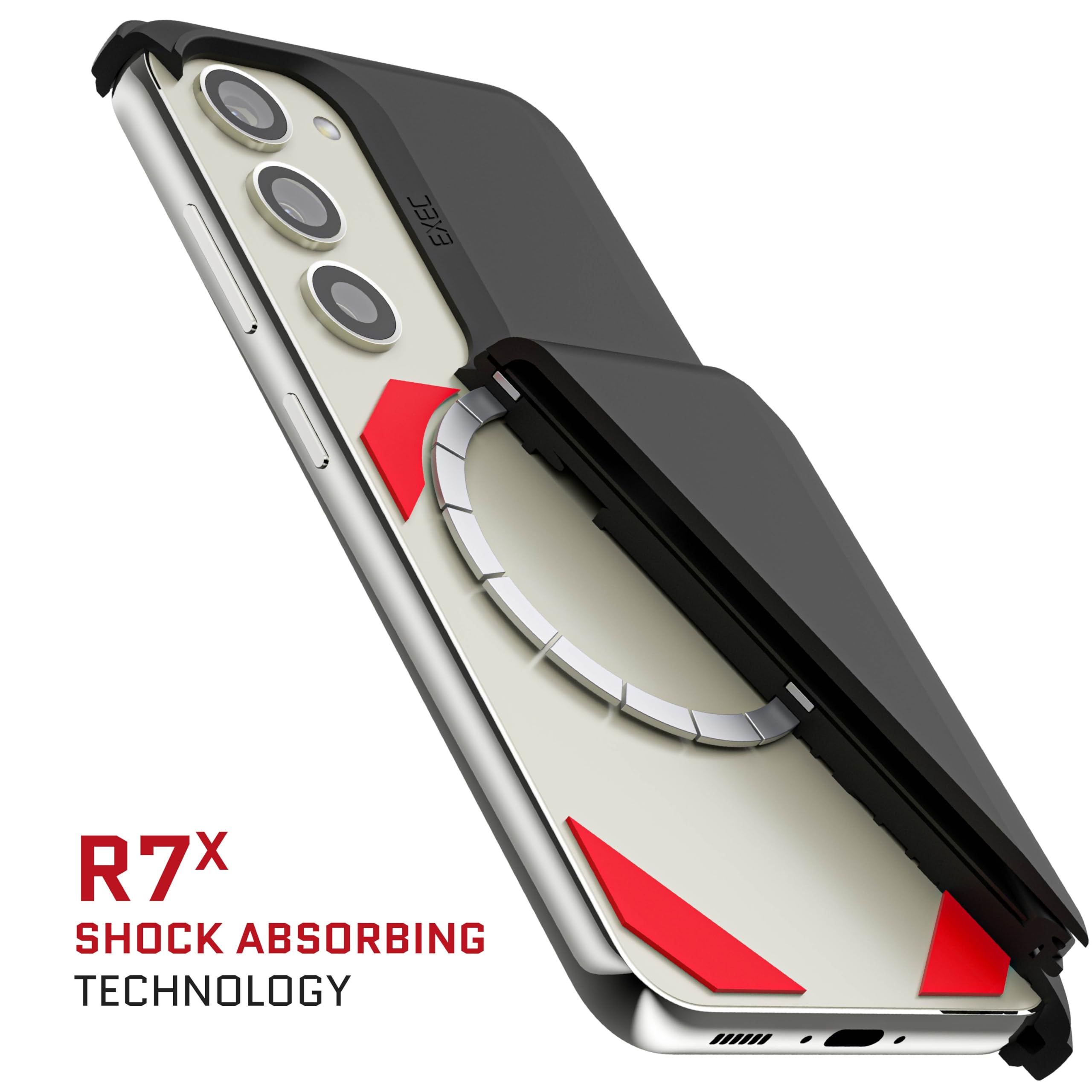 Ghostek EXEC Galaxy S23 Ultra Case Wallet for Women with Detachable Card Holder Supports Wireless Charging Protective Cover for 2023 Samsung S23 Ultra Pink - View 5 of 9