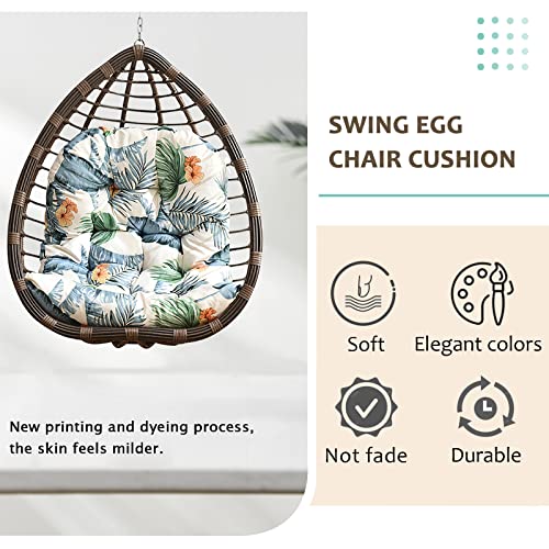 Rkufoze Rkufoze Thick Soft U-Shaped Egg Chair Cushion for Hanging Egg Swing Chair Comfortable Replacement Cushion Only - View 8 of 9