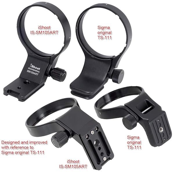 duomianshou Tripod Mount Ring for Sigma 100-400mm & 105mm Lenses - Arca-Swiss Fit Support Bracket - View 6 of 11