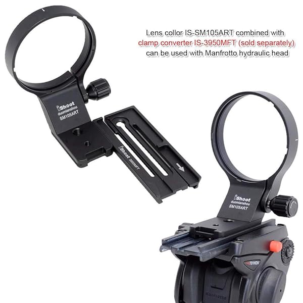 duomianshou Tripod Mount Ring for Sigma 100-400mm & 105mm Lenses - Arca-Swiss Fit Support Bracket - View 10 of 11