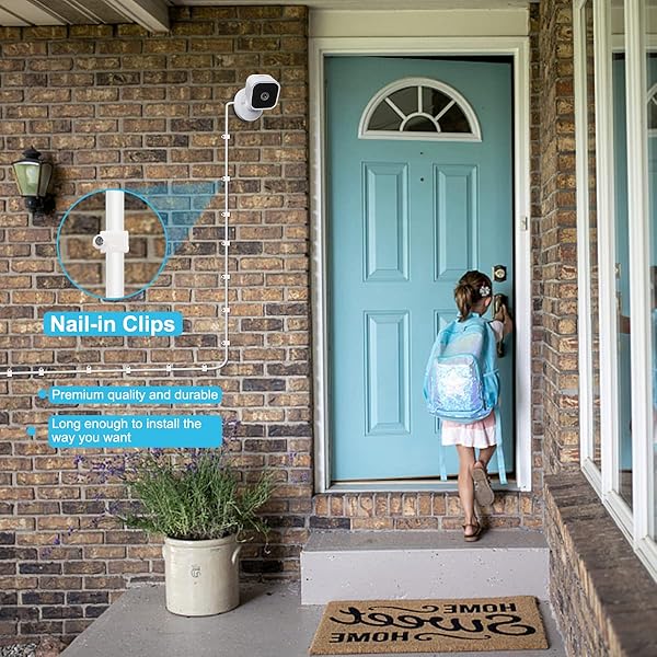 Itramax 30FT Itramax Blink Mini Charger Cable & Wall Adapter - Waterproof Power Supply for Blink Security Cameras - View 8 of 9