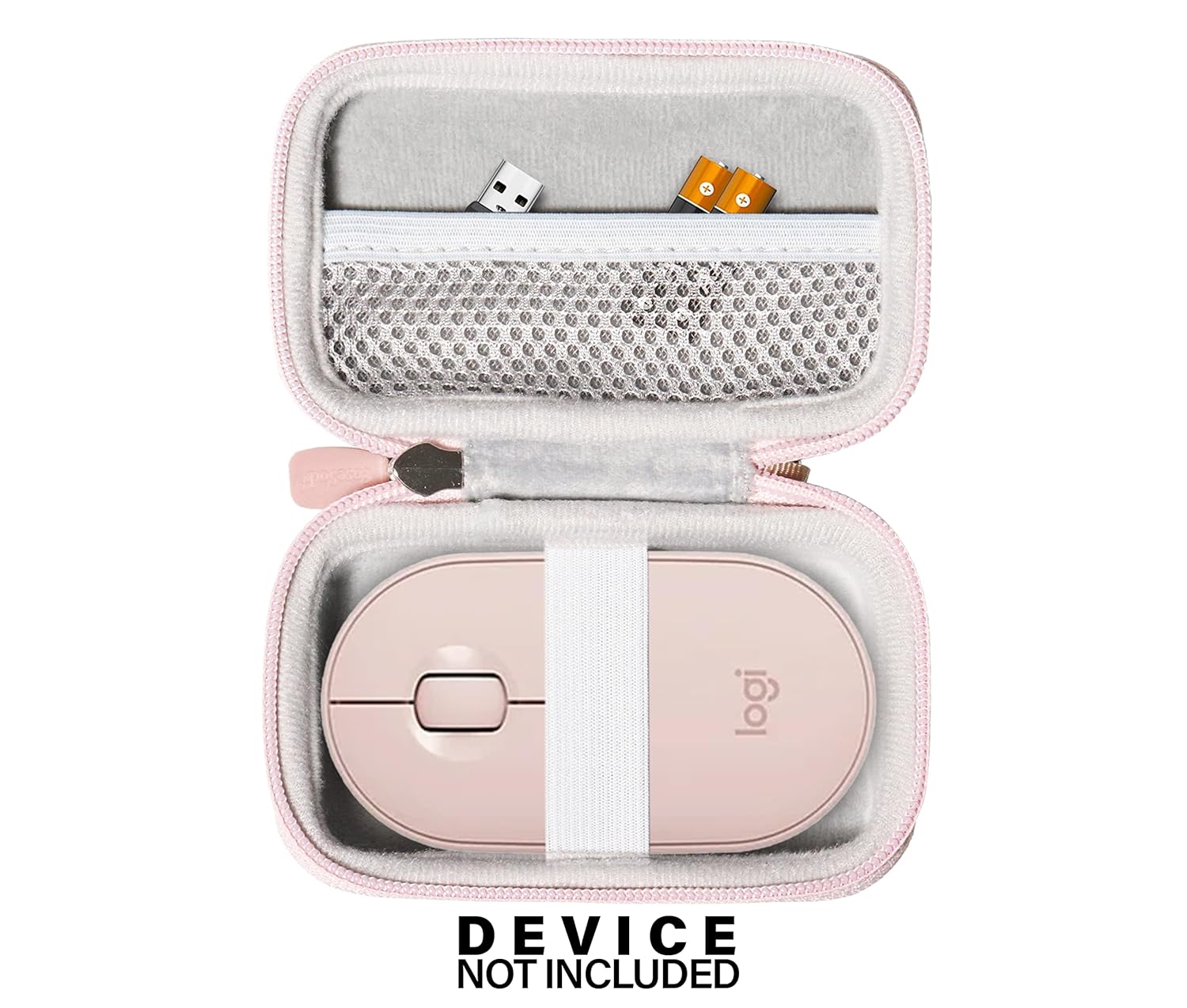 CaseSack CaseSack Mouse Case for Logitech Pebble M350 M355 i345 Wireless Bluetooth Mouse Rose Gold - View 3 of 5